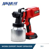 Work Expert 36V Cordless Electric Spray Gun Paint Sprayer Spray Gun Paint Mesin Pengecat