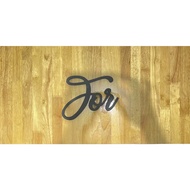 Rustic Flower Board Connecting Word