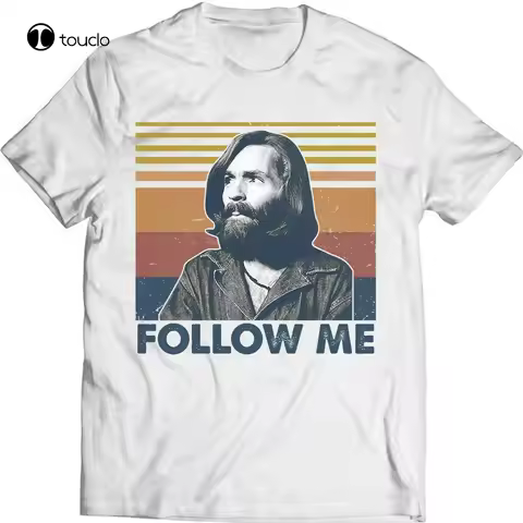 Follow Me Killer Scary Horror Halloween T Shirt Charles Manson