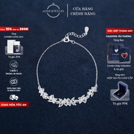 Women's S925 silver bracelet Asimi Flower Strip, soft and gentle Italian silver bracelet Aurora Glea