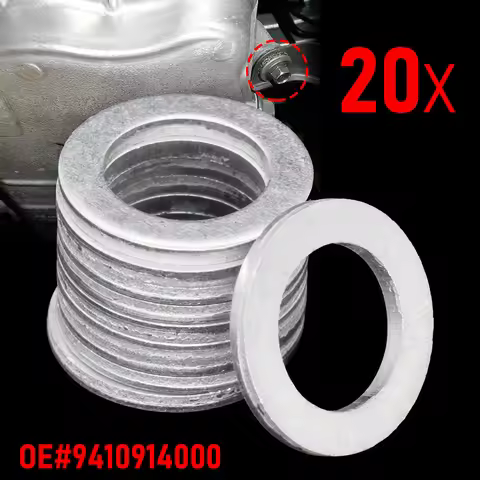 20PCS Thread Oil Drain Sump Plug Gaskets Washer 14mm Hole Seal Ring Car Engine For Honda ACCORD CR-V
