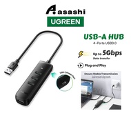 UGREEN USB-A 3.0 To 4-Ports HUB With USB-C Power Port 5Gbps UG-CM416-80657 / UG-CM416-10915