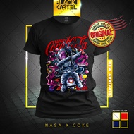 🇲🇾 Baju Nasa ✕ Coke - Astronaut Dab Dance | Unisex Dewasa & Kids | Cotton | Ready Stock | BLACKKARTE