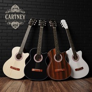 CARTNEY PM-001 Beginner Acoustic Guitar Beginner Beginner FREE WOODEN PACKING