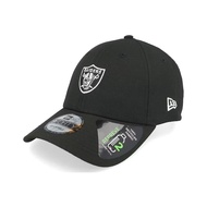 [ORIGINAL] NEW ERA NFL LAS VEGAS RAIDERS 9FORTY Repreve Black Strapback Cap