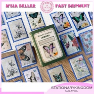 Good Old Days Stamp Design Stickers 100pcs Per Set Vintage Sticker Decoration