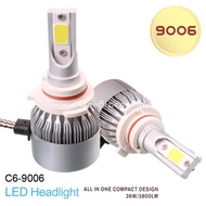 HB4 9006 LED Headlamp 6000k C6 HID LED 12-24V COB Led Headlight -1pair