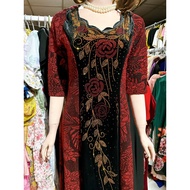 Long Party Dress Pressed Rose Stone Fabric from 50-80kg Slim Fit Floral Elegant Price