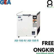 Ff Gea Chest Freezer Ab-108-r / Cooler Box / Mini Freezer 100l 100