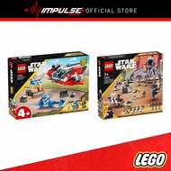 LEGO Star Wars TM Series - 75372 Clone Trooper™ & Battle Droid™ Battle Pa / 75384 The Crimson Fireha