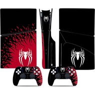 PS5 Slim Skin Sticker , Console and Controller Skins for PS5 Slim Disk Edition and Digital Edition - Spider