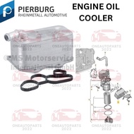 PIERBURG GERMANY ENGINE OIL COOLER w GASKET VW PASSAT B6 2.0 TSI GOLF mk5 2.0 GTi AUDI A4 B6 B7 2.0T