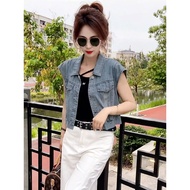 denim vest denim vest woman denim jacket woman Vest for Women - Summer 2026 Loose Fit
