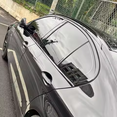 For BMW 5 Series F10 2011-2017 Window Chrome Delete Blackout ABC Pillars Glossy Black Stickers