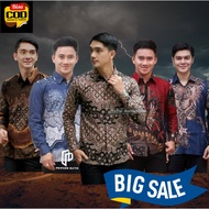 KEMEJA Men's Batik Adult Long Sleeve Men's Batik/Men's Batik/Uniform Batik Shirt Size M L XL XXL