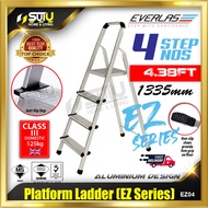 【SUI U HL】EVERLAS EZ04 4 Steps 1335MM EZ-Series Aluminum Platform Ladder / Tangga