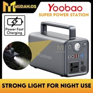 YOOBAO Large Powerbank Camping For Outdoor Power Station EN300WL PD Type C 3A Fast Charging USB Big 