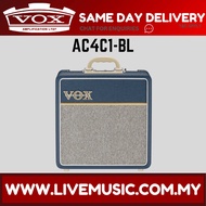Vox AC4C1-BL 4 Watt 1x10 Limited Edition Blue Guitar Combo Amp Amplifier (AC-4-C1/AC 4 C1/AC 4 C1 BL