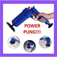 Air Pressure Pump Pipe Dredger Drain Blaster Kitchen Sewer Toilet Tool Clog Cleaner Remover Pam Sink