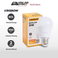Krisbow Lumi 9 Watt 900 Lm Warm White Led Bulb - Yellow Bulb Indoor Outdoor Light Led Light Bulb