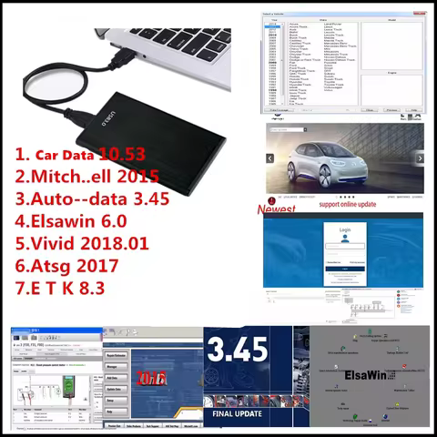 New Auto Repair data 2026 Online Account US, Offline data V10.53 ,mitch..ell,Elsa-win6.0,Vivid 2018.