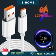 Type C 6A Max 66W Turbo Charge Cable 66W / 33W 6A Charging For Redmi 10T Pro , Note 10 Pro , Poco F3