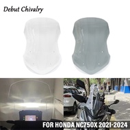 For Honda NC750X 2021-2024 front windshield height increase windshield NC 750X windshield protector 