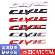 [Honda CIVIC Civic Car Sticker] Suitable for Honda Honda Civic Metal Car Sticker CIVIC Accord Tail L