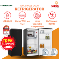 (FREE DELIVERY KEDAH, PERLIS & PENANG) Faber 190L Single Door Refrigerator Fridge Peti Sejuk 1 Pintu