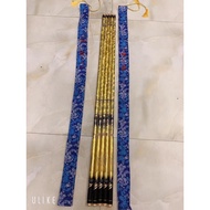 Beautiful yellow GW 8H Shachenko hand fishing rod