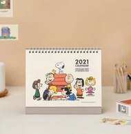 韓國代購 - Snoopy 2021 座枱月曆