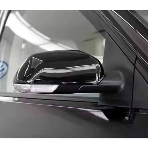 Black Side Wing Mirror Cover For VW POLO 9N IV MK4 9A4 9A2 9N2 for Skoda Octavia I 1Z Vento 2005-200