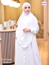 Gamis Set Hijab Dress Muslim Puspita2 Oneset Khimar Sayra Official