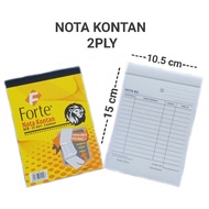 Buku Nota Kontan Kecil 2Ply NCR Forte / Nota Kontan 2 Rangkap Kecil / Nota Kontan Olshop