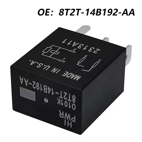 New Automobile relay 8T2T-14B192-AA 8T2T-14B192-AB 8T2T-14B192-BA 8T2T 14B192 AA 4PIN 5PIN Air condi