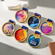 Crystal Medal Metal Medal Customized Games/Basketball Game Medal Marathon Event Award Medal Customiz