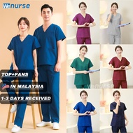 【🇲🇾MALAYSIA READY STOCK】 MEDICAL SCRUB SUIT BAJU SCRUB TOP+PANTS