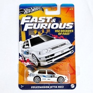 Hot Wheels Fast And Furious Volkswagen Jetta MK3 HW Decades Of Fast - 2024