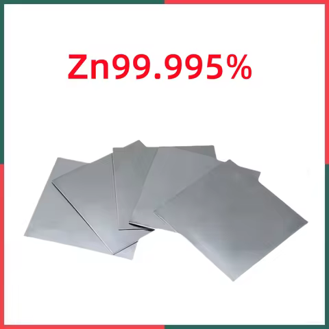 1Pcs Pure Zinc Sheet Special for Scientific Research Experiments Zn99.995%