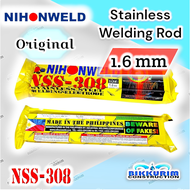 NIHONWELD  1.6mm, 1/16", 5/64", 3/32" Welding Rod 1KG/Pcs NSS-308 for Stainless ORIGINAL