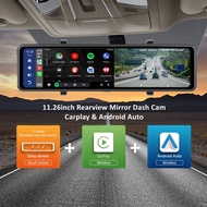 Car Dash Cam 4K 2160P Dual Lens Front and Rear Video Recorder Carplay Android Auto Dash Camera Wifi Dashcam Reverse Came
