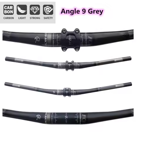 FCFB FW full carbon fiber mtb bicycle handlebar 31.8mm Mountain bike carbon handlebars 4 upsweep 9ba