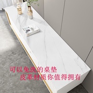 Table Mat TV Cabinet Mat Imitation Marble Cover ClothpvcSideboard Cabinet Shoe Cabinet Light Luxury Tablecloth Tablecloth Waterproof and Oil-Proof