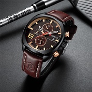 CURREN CURREN 8324 Men's Sports Watch Fashion Casual Men's Multifunctional Waterproof Six-Hand Quart