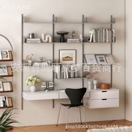Vitsoe Storage Rack System Stainless Steel Bookshelf Multi-Layer Track Combination Wall-Mounted Lami