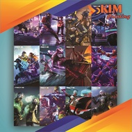 (20PCS) COOL FREE FIRE CHARACTER STICKERS FREE FIRE STICKERS