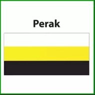 Perak Flag / Bendera Perak- 2x4 ft (60x120cm) / 3x6 ft (90x180cm)