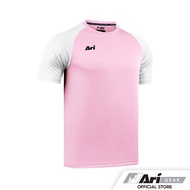 ARI ESSENTIAL 2TONES TEAM JERSEY - PINK/WHITE  เสื้อฟุตบอล อาริ ทูโทน สีชมพูขาว