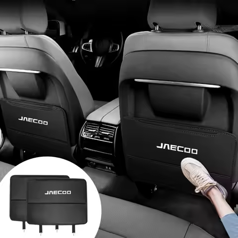 Car Seat Backrest Anti-kick Pad Organizer Seat Back Storage Bag Accessories For Chery Jaecoo J6 J7 J