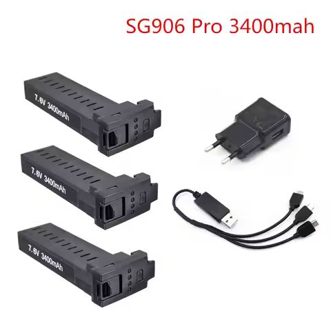 RC Drone Battery For SG906 Pro 7.6V 3400mAh For SG906PRO /SG906MAX /CSJ X7PRO /CSJ X8PRO /XiL193PRO 